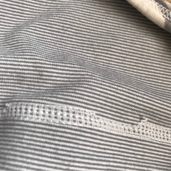 Lululemon No Limits Tank Top Size 4 Fossil/Wee Stripe White Fossil - Picture 7 of 9